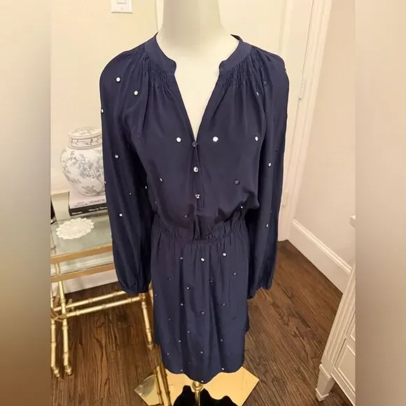 Lilly Pulitzer Turner Dress True Navy Silk
MM15 - Picture 3 of 8